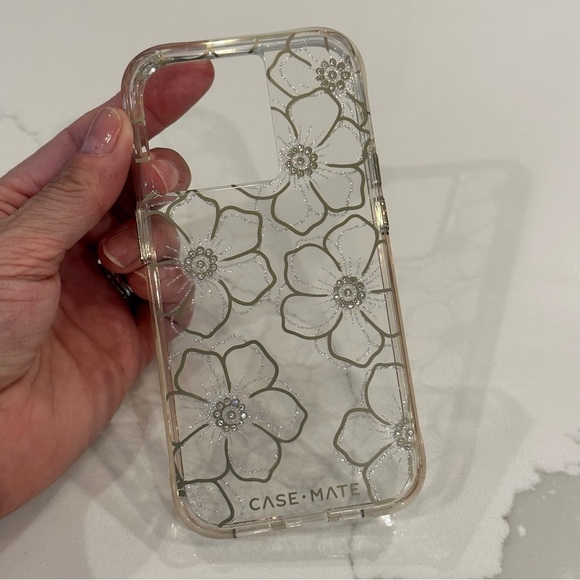Case-Mate Floral Gems Series Hardshell Protective Cover For Apple iPhone 14 Pro - Picture 9 of 10